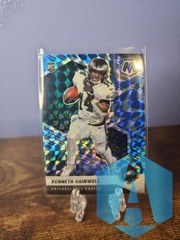 2021 Panini Mosaic Blue Reactive Prizm Kenneth Gainwell #339 Rookie Philadelphia